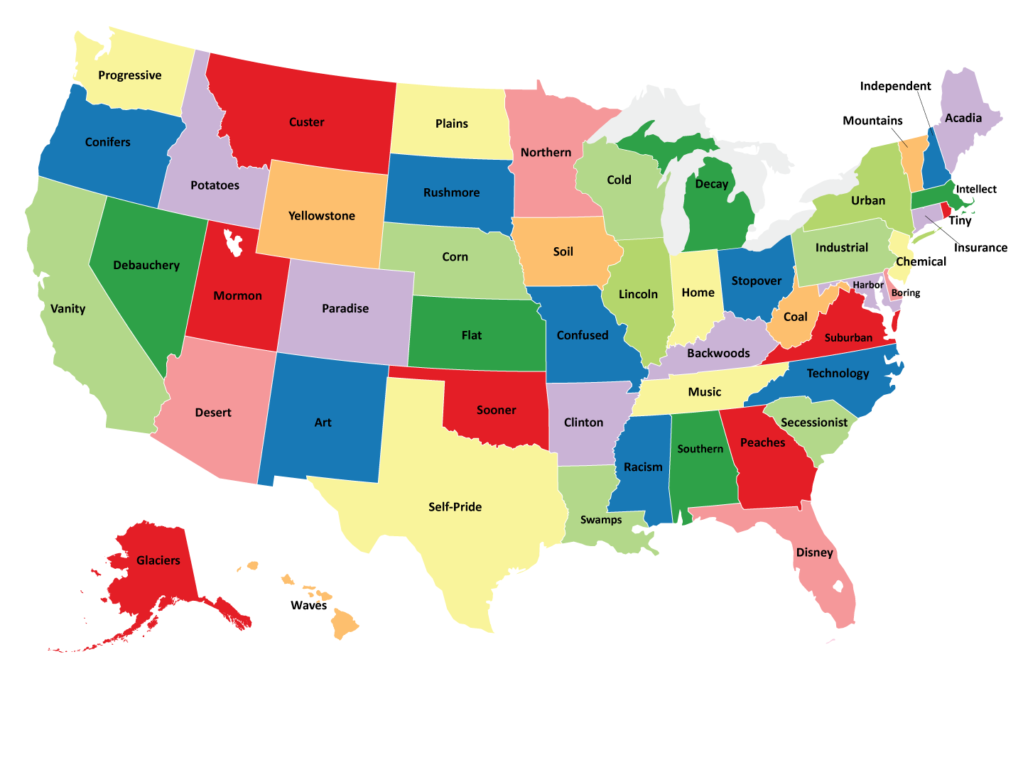 Impressionist Geography: 50 States, 50 Words – Andrew Shears